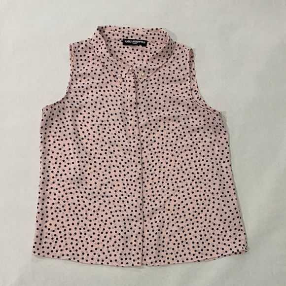 Karl Lagerfeld Tops - EUC Karl Lagerfeld Paris XL Magdalyn Pearl Detail Karl Lagerfeld Tops - EUC Karl Lagerfeld Paris XL Magdalyn Pearl Detail